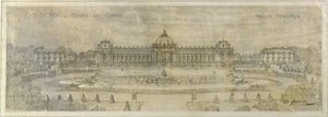 Main Facade of the Musee du Congo at Tervueren, 1909 by Charles Louis Girault